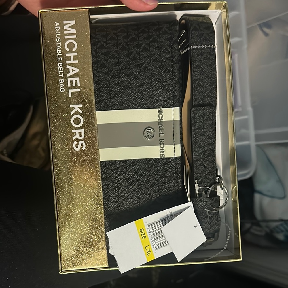 Michael Kors Charcoal Belt Bag